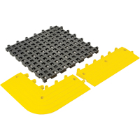 Tapis Ergodeck tout usage No 564 & No 566, PVC, 1-1/2' la c, 1-1/2' lo, 7/8" &eacute;paisseur, Charbon GTA Hardware Inc