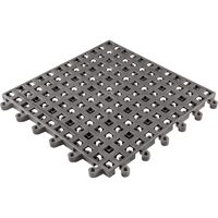 Tapis Ergodeck tout usage No 564 & No 566, PVC, 1-1/2' la c, 1-1/2' lo, 7/8" &eacute;paisseur, Charbon GTA Hardware Inc