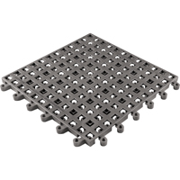 Tapis Ergodeck tout usage No 564 & No 566, PVC, 1-1/2' la c, 1-1/2' lo, 7/8" &eacute;paisseur, Charbon GTA Hardware Inc