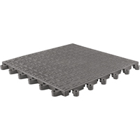 Tapis ErgoDeck Soft No 566, PVC, 1-1/2' la c, 1-1/2' lo, 7/8" &eacute;paisseur, Charbon GTA Hardware Inc