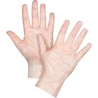 Economy Disposable Gloves, Small, Polyethylene, 1-mil, Powder-Free, Clear GTA Hardware Inc