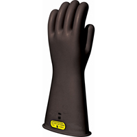 Gants isolants en caoutchouc naturel noir, ASTM classe 2, Taille 8, 16" lo GTA Hardware Inc