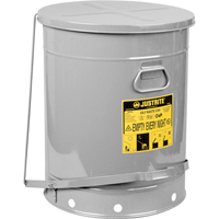 Oily Waste Cans, FM Approved/UL Listed, 21 US gal., Silver GTA Hardware Inc
