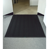 Waterhog&reg; Eco Elite Matting, Wiper/Scraper, 4' x 6' x 3/8", Black Smoke GTA Hardware Inc