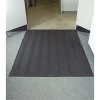 Waterhog&reg; Eco Elite Matting, Wiper/Scraper, 3' x 5' x 3/8", Grey Ash GTA Hardware Inc