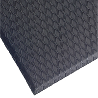 Cushion Max Mats, Diamond, 2' x 3' x 5/8", Charcoal, Nitrile/PVC GTA Hardware Inc