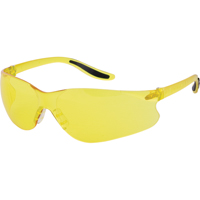 Z500 Series Safety Glasses, Amber Lens, Anti-Scratch, ANSI Z87+/Meets/Exceeds CSA Z94.3 GTA Hardware Inc
