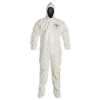Tychem&reg; 4000 Coveralls, 2X-Large, White GTA Hardware Inc