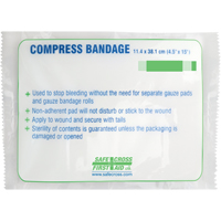 Large Compress Bandage, 15" L x 4-1/2" W GTA Hardware Inc