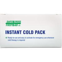 Compresses instantan&eacute;es, Froid, Utilisation unique, 4" x 6" GTA Hardware Inc