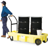 Chariots Poly-Spillcart, 66,5" lo x 29" la x 43,9" h, Cap. de d&eacute;versement 57 gal. US GTA Hardware Inc