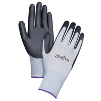 Gants l&eacute;gers enduits et respirants, 6/T-petit, R&ecirc;vetement Mousse de nitrile, Calibre 13, Enveloppe en Polyester GTA Hardware Inc