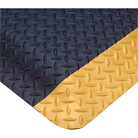 Smart No. 497 Mats, Diamond, 3' x 75' x 1", Black/Yellow, PVC GTA Hardware Inc