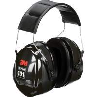 Peltor Optime 101 Series Earmuffs, Headband, 27 NRR dB GTA Hardware Inc