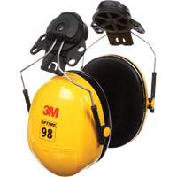 Peltor Optime 98 Series Earmuffs, Cap Mount, 23 NRR dB GTA Hardware Inc