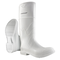 Bottes blanches, PVC, Pointure 6 GTA Hardware Inc