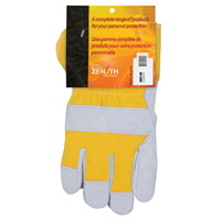 Winter-Lined Fitters Gloves, Large, Split Cowhide Palm, Boa Inner Lining GTA Hardware Inc
