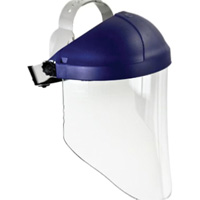 Ratchet Headgear with Faceshield, Polycarbonate, Ratchet Suspension GTA Hardware Inc