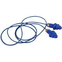 Bouchons d'oreille r&eacute;utilisables et d&eacute;tectable Rockets, Avec cordon, Taille unique, Vrac - &eacute;tui en plastique, NRR dB 27 GTA Hardware Inc