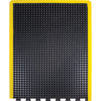 Anti-Fatigue Dome Matting, Bubbled, 3' x 4' x 1/2", Black, Rubber GTA Hardware Inc