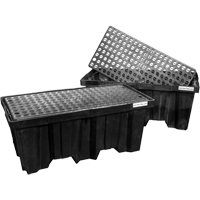 Nestable Spill Pallets, 66 US gal. Spill Capacity, 51" x 26" x 21" GTA Hardware Inc