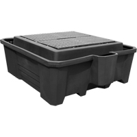 IBC Containment Pallets, 385 gal. Spill Capacity, 73" x 80.5" x 29.5" GTA Hardware Inc