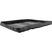 Economy Berms, 359 gal. Capacity, 6' W x 8' L x 12" H, L-Bracket GTA Hardware Inc