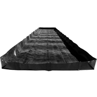 Economy Berms, 4488 gal. Capacity, 60' W x 10' L x 12" H, L-Bracket GTA Hardware Inc
