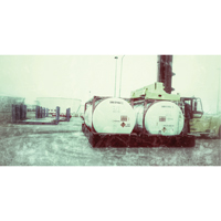 Double ISO Tank Berm, 7180 US gal. Capacity, 24' W x 20' L x 24" H, L-Bracket GTA Hardware Inc