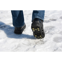 Semelle antid&eacute;rapante robuste pour la glace, Acier, Traction Crampon, Moyen GTA Hardware Inc
