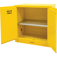 Flammable Storage Cabinet, 22 gal., 2 Door, 35" W x 35" H x 22" D GTA Hardware Inc