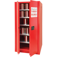 Paint/Ink Cabinet, 96 gal., 5 Shelves GTA Hardware Inc