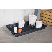 Ultra-Utility Trays&reg;, 12" L x 48" W x 4.75" H, 12 gal. Spill Capacity GTA Hardware Inc