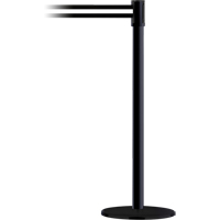 Poteau receveur robuste &agrave; ligne double, Hauteur de 38", Jaune GTA Hardware Inc