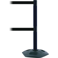 Poteau receveur robuste &agrave; ligne double, Hauteur de 38", Rouge GTA Hardware Inc