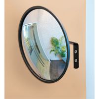 Miroir convexe avec support, Int&eacute;rieur/Ext&eacute;rieur, Diam&egrave;tre 12" GTA Hardware Inc
