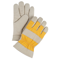 Gants de travail doubl&eacute;s pour l'hiver de premi&egrave;re qualit&eacute;, Moyen, Paume en Cuir fleur de porc, Doublure en Molleton de mousse GTA Hardware Inc