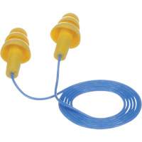 E-A-R Ultrafit Premolded Earplugs, Corded, Bulk - Polybag, 25 dB NRR, One-Size GTA Hardware Inc