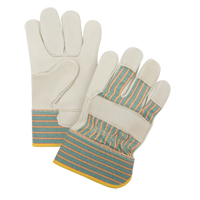 Gants pour ajusteur r&eacute;sistant &agrave; l'abrasion, Moyen, Paume en Cuir fleur de vache GTA Hardware Inc