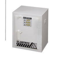 Armoires solides en poly&eacute;thyl&egrave;ne pour acides, 6 x 0,66043 gal., 17" x 22" x 17" GTA Hardware Inc