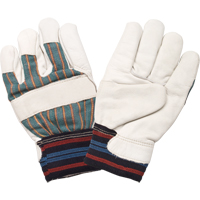 Gant pour le travail doubl&eacute;s pour l'hiver r&eacute;sistant &agrave; l'abrasion, Grand, Paume en Cuir fleur de vache, Doublure en Molleton de coton GTA Hardware Inc