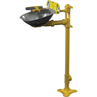 Halo Face/Eyewash Stations, Pedestal Installation, Stainless Steel Bowl GTA Hardware Inc