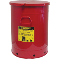 Contenant manuel pour d&eacute;chets huileux, Homologu&eacute; FM/List&eacute; UL, 21 gal. US, Rouge GTA Hardware Inc