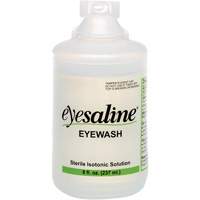 Saline Eyewash Bottles, Full Bottle, 8 oz. GTA Hardware Inc