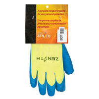 High Visibility Coated Gloves, 7, Rubber Latex Coating, 7 Gauge, Acrylic Shell GTA Hardware Inc
