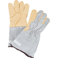Gants de travail &agrave; ajustement d'usage standard, Grand, Paume en Cuir fleur de vache GTA Hardware Inc