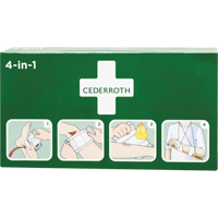 Cederroth 4-in-1 Bloodstopper, 9" L x 5-1/2" W GTA Hardware Inc