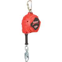 Rebel Self Retracting Lifeline, 33', Galvanized Steel, Swivel GTA Hardware Inc