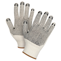 Heavyweight Double-Sided Dotted String Knit Gloves, Poly/Cotton, Double Sided, 7 Gauge, Large GTA Hardware Inc