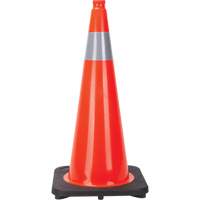 Traffic Cone, 28", Orange, 4" Reflective Collar(s) GTA Hardware Inc